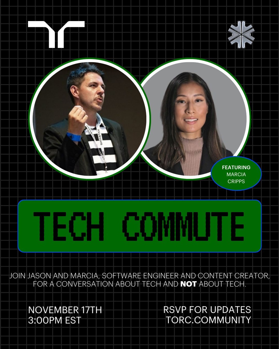 Cover Photo for #techcommute with Marcia Cripps