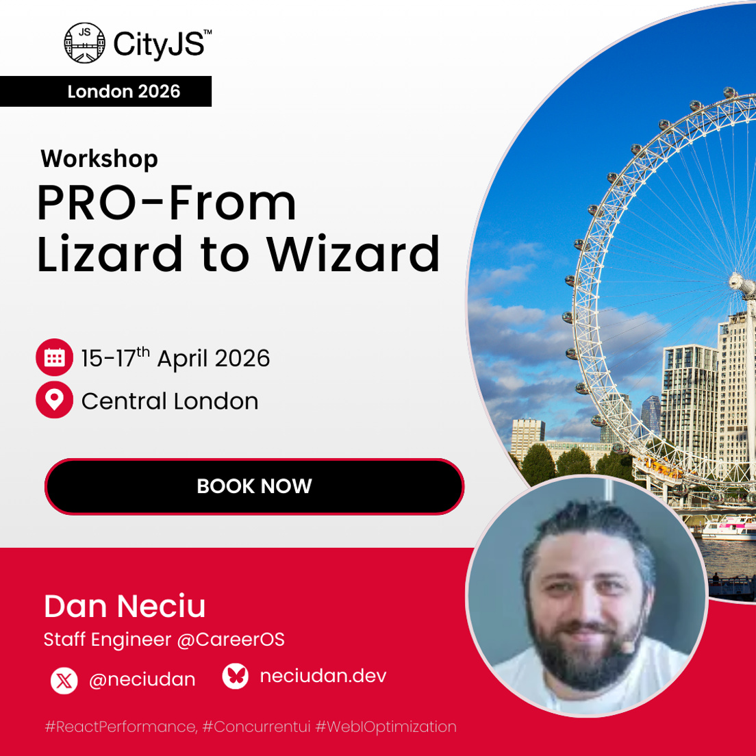 Cover Photo for CityJS Workshop - From Lizard to Wizard