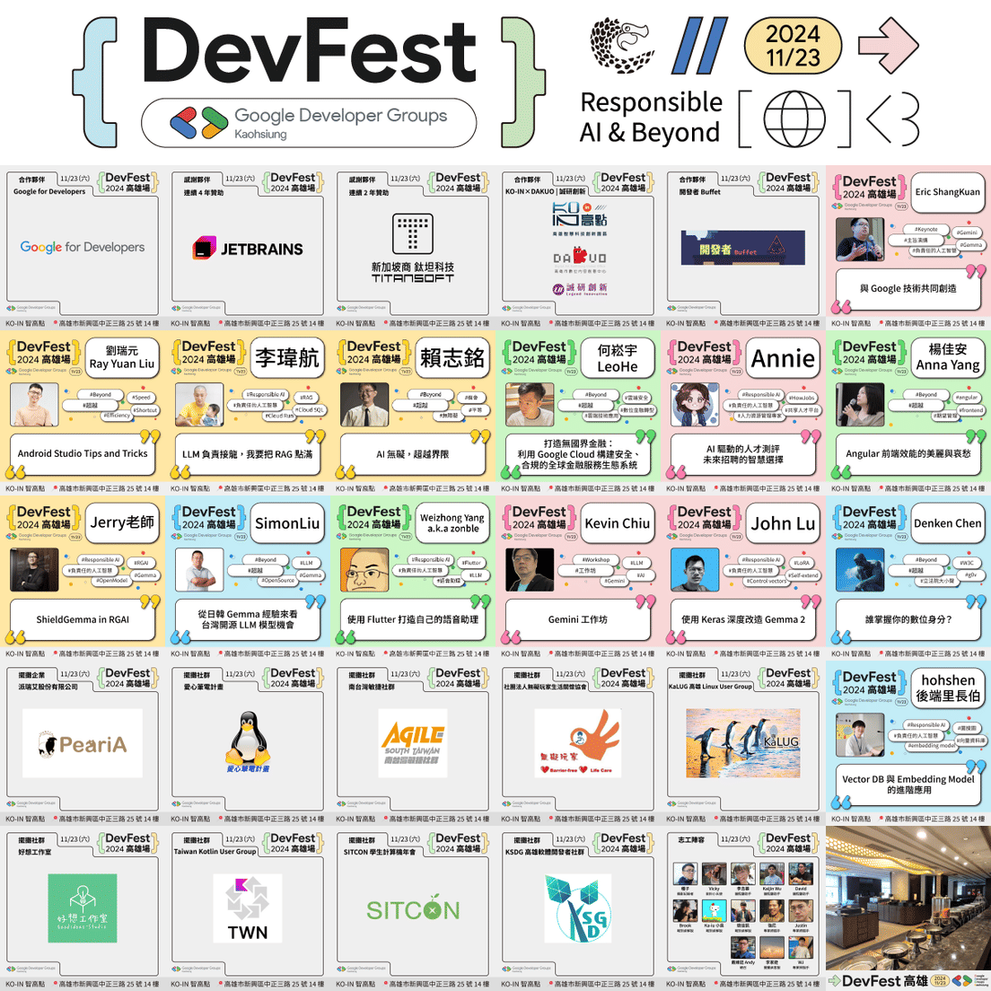 Cover Photo for DevFest Kaohsiung 2024