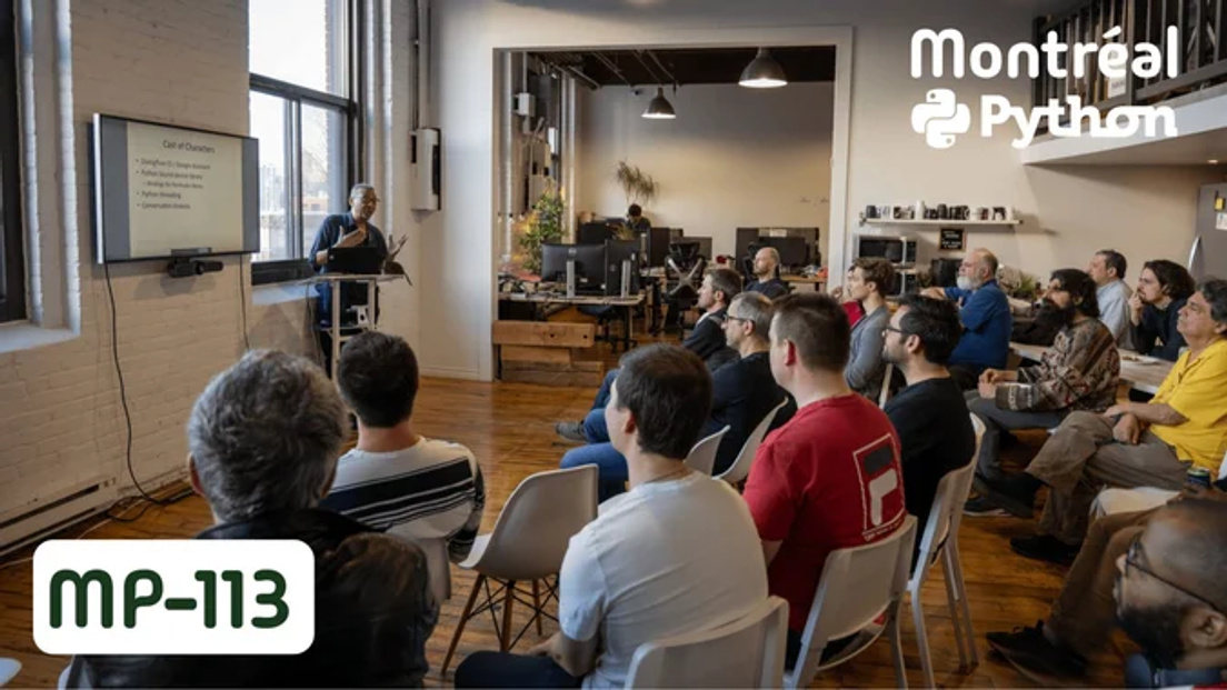 Cover Photo for Montréal Python | MP113 Event