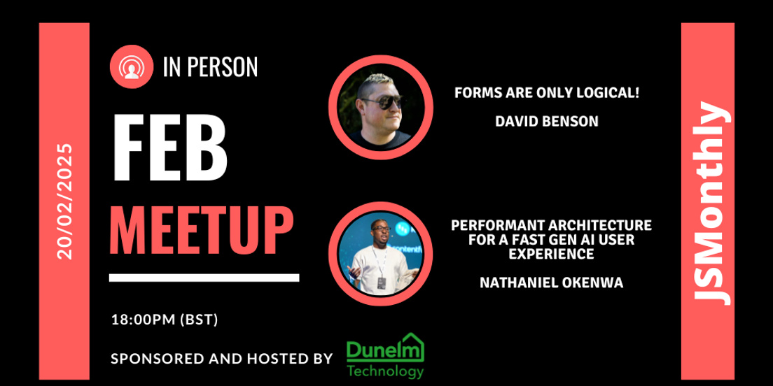 Cover Photo for JSMONTHLY FEBRUARY MEETUP