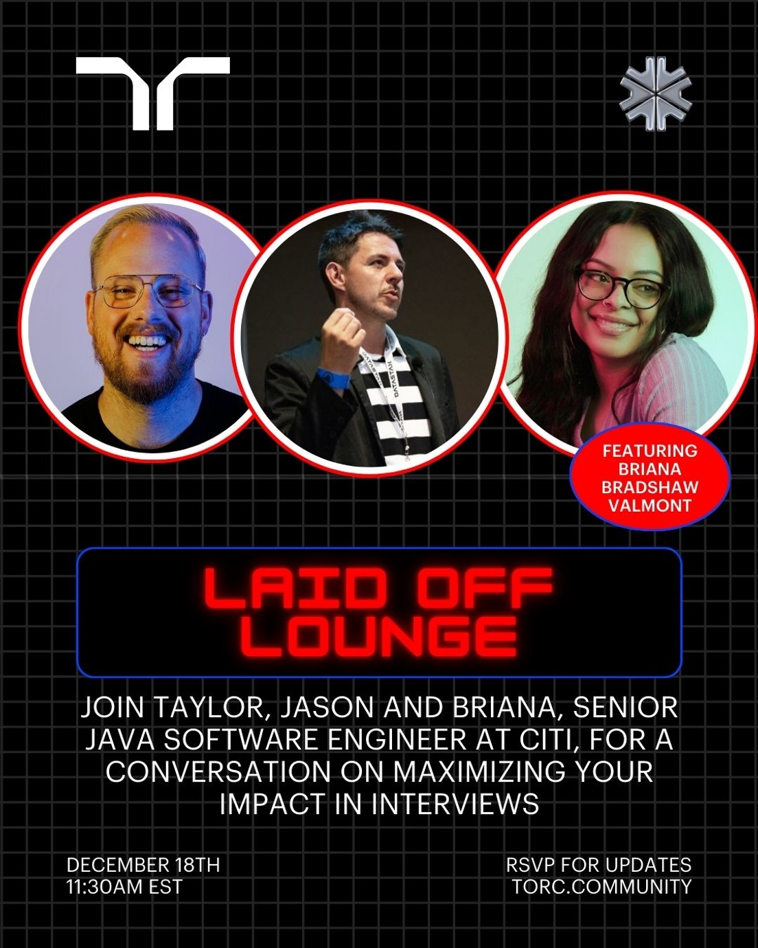 Cover Photo for Laid off Lounge with Briana B. Valmont