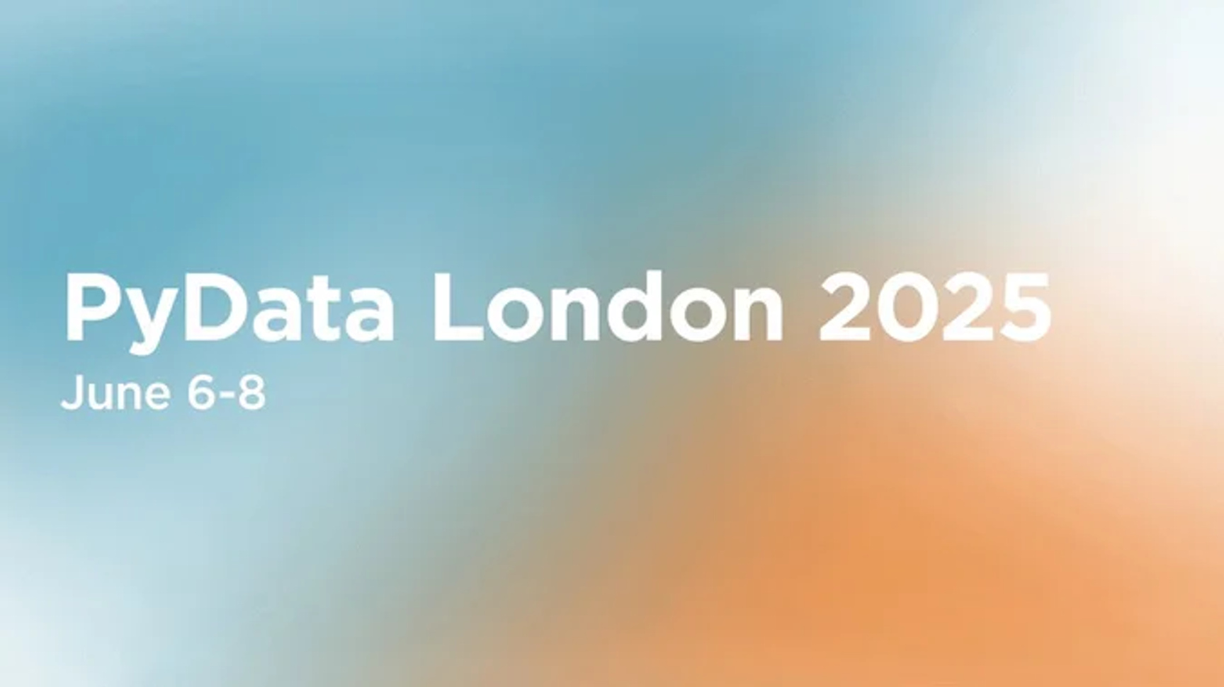 Event Cover Photo for PyData London 2025
