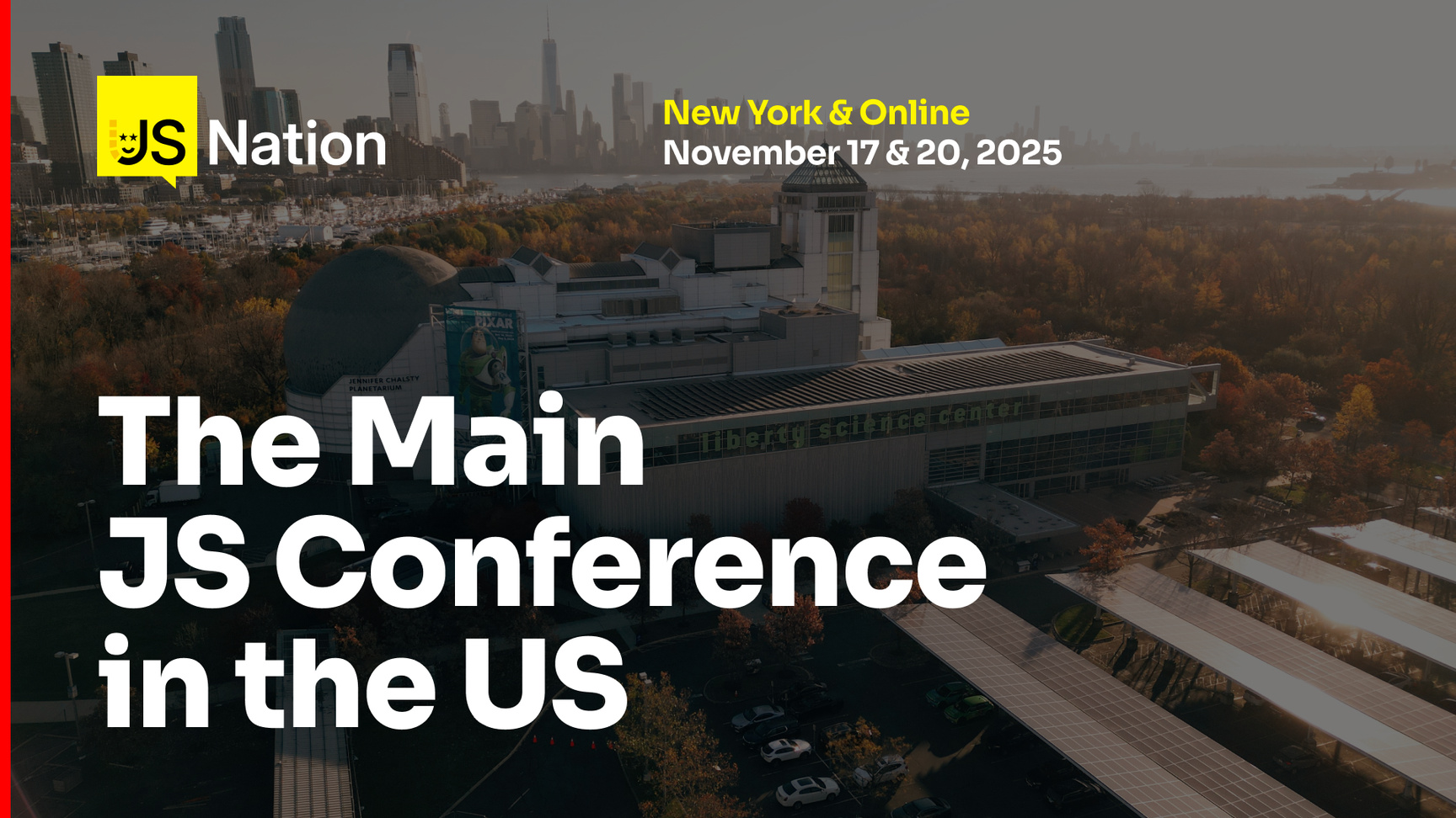 Event Cover Photo for JSNation US - the main JavaScript conference in the US