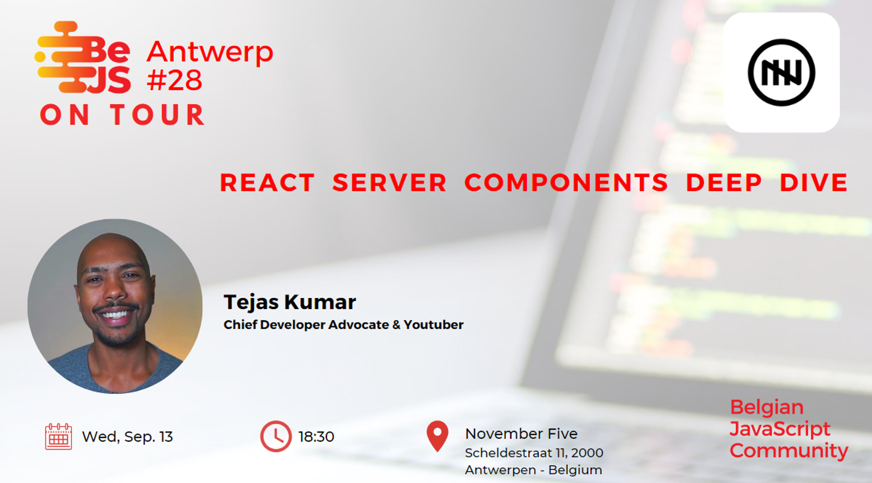 Event Cover Photo for BeJS #28 | React Server Components Deep Dive