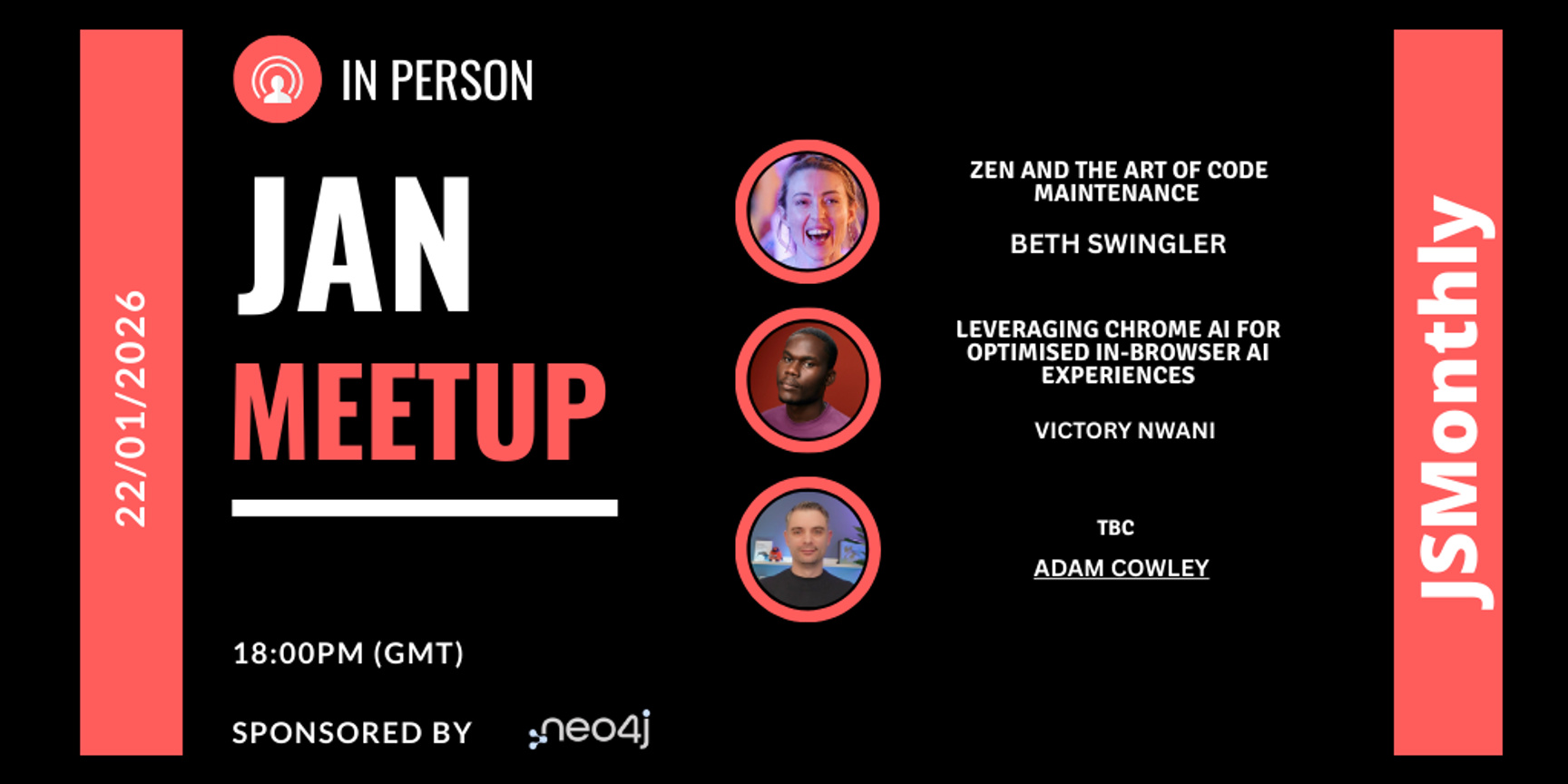 Event Cover Photo for January Meetup JSMonthly #202 Event