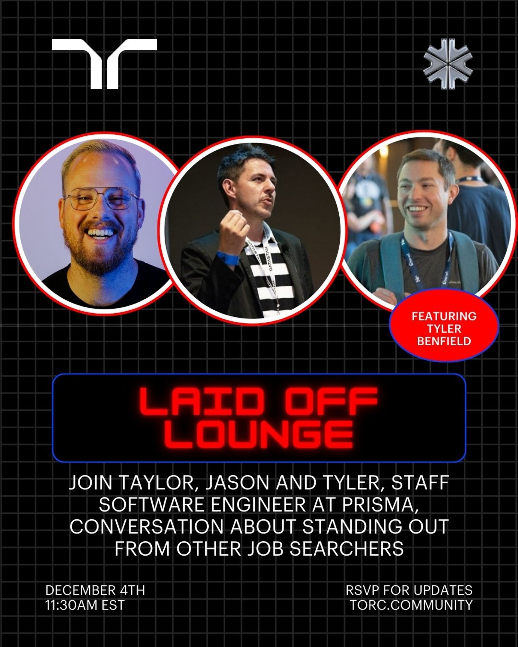 Event Cover Photo for Laid off Lounge with Tyler Benfield