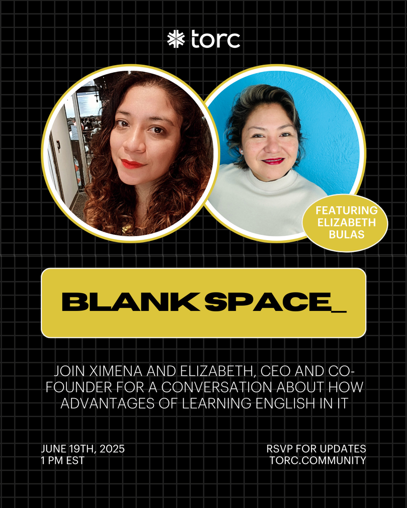 Event Cover Photo for 019 Blank Space_ feat Elizabeth Bulas