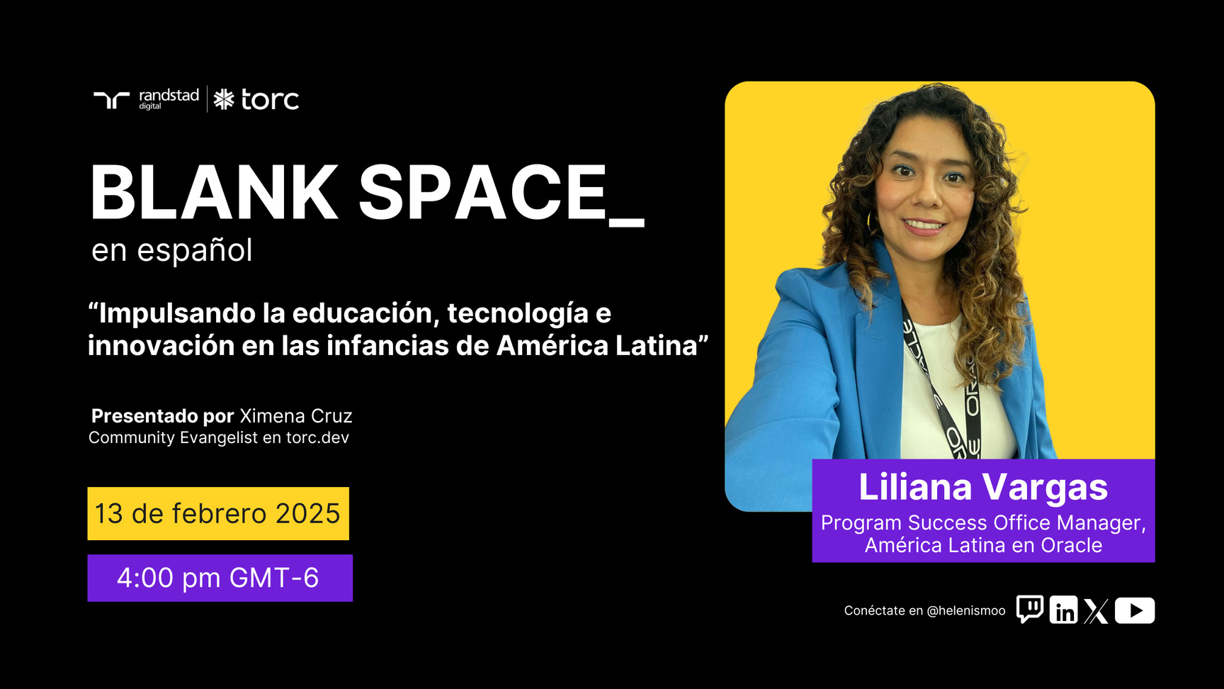 Event Cover Photo for  004 Blank Space_ feat Liliana Vargas