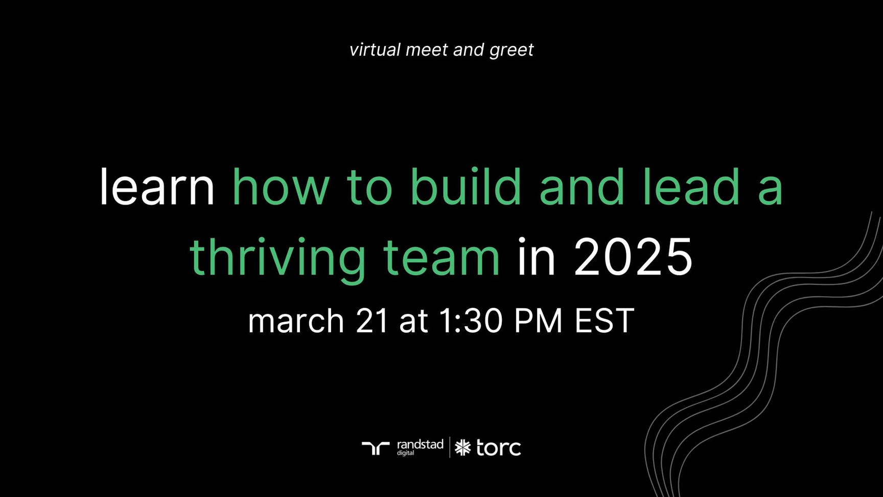 Event Cover Photo for Torc Virtual Meet and Greet: Building Your Tribe in 2025