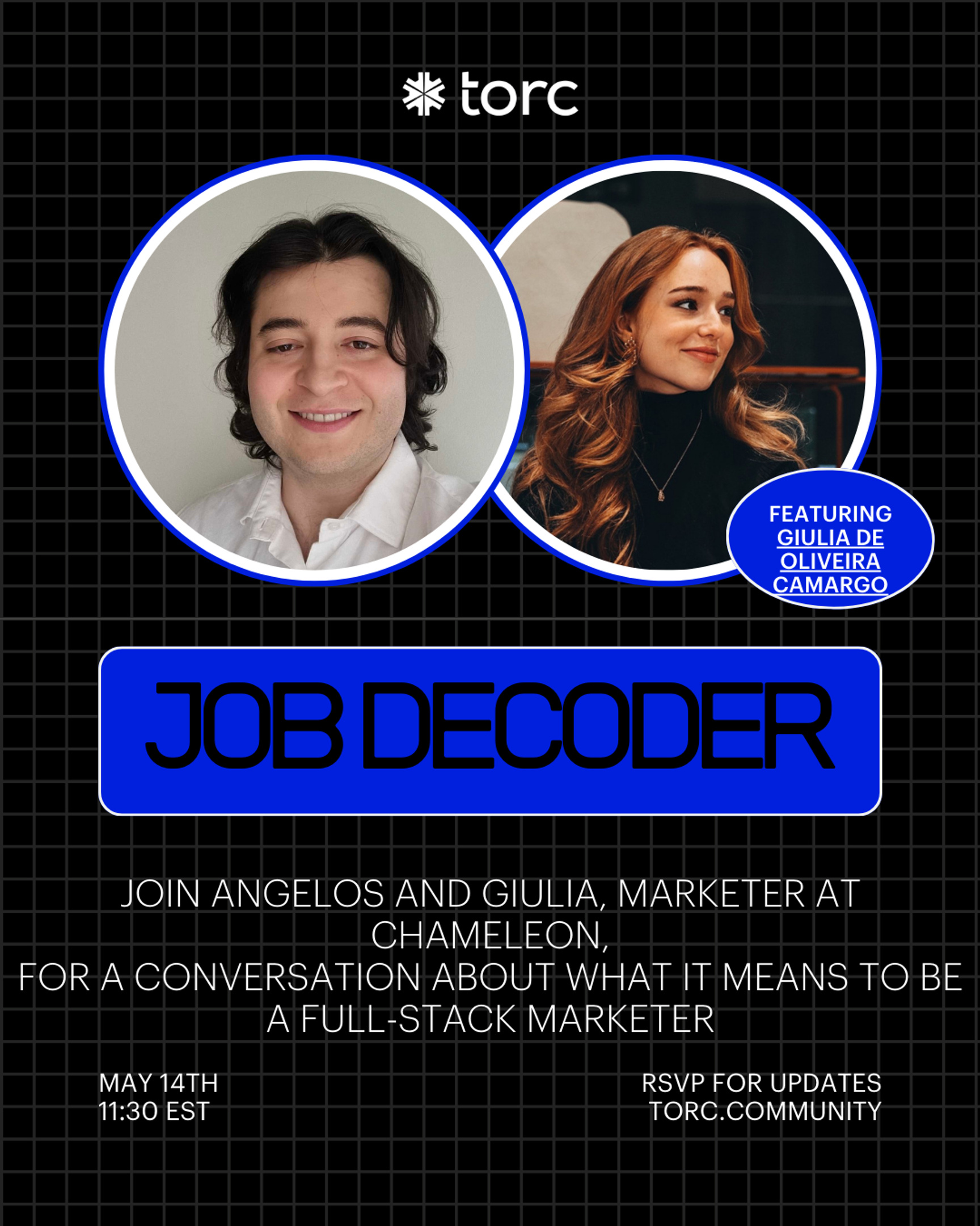 Event Cover Photo for Job Decoder with Giulia de Oliveira Camargo
