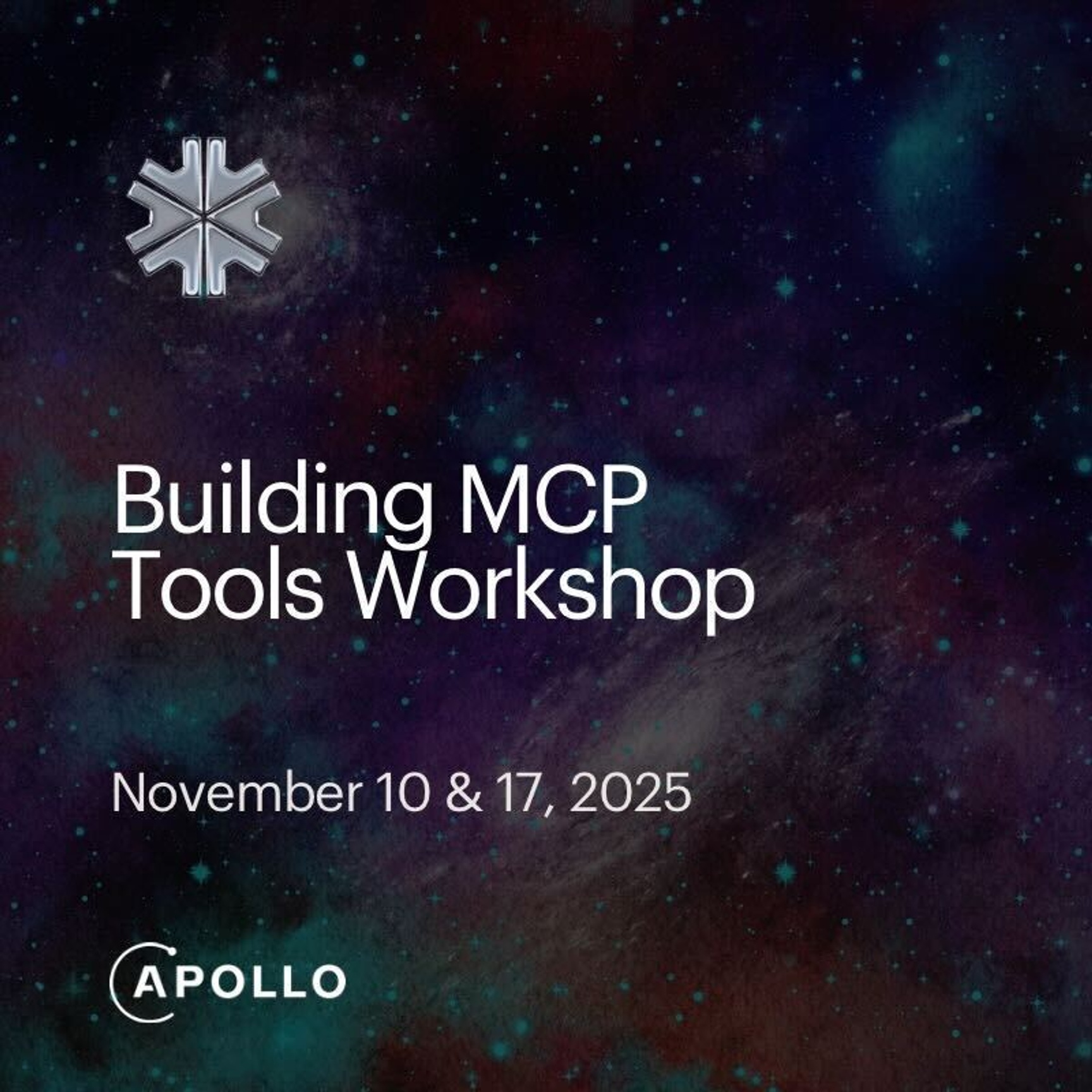 Event Cover Photo for Building MCP Tools Workshop with Apollo Part 1
