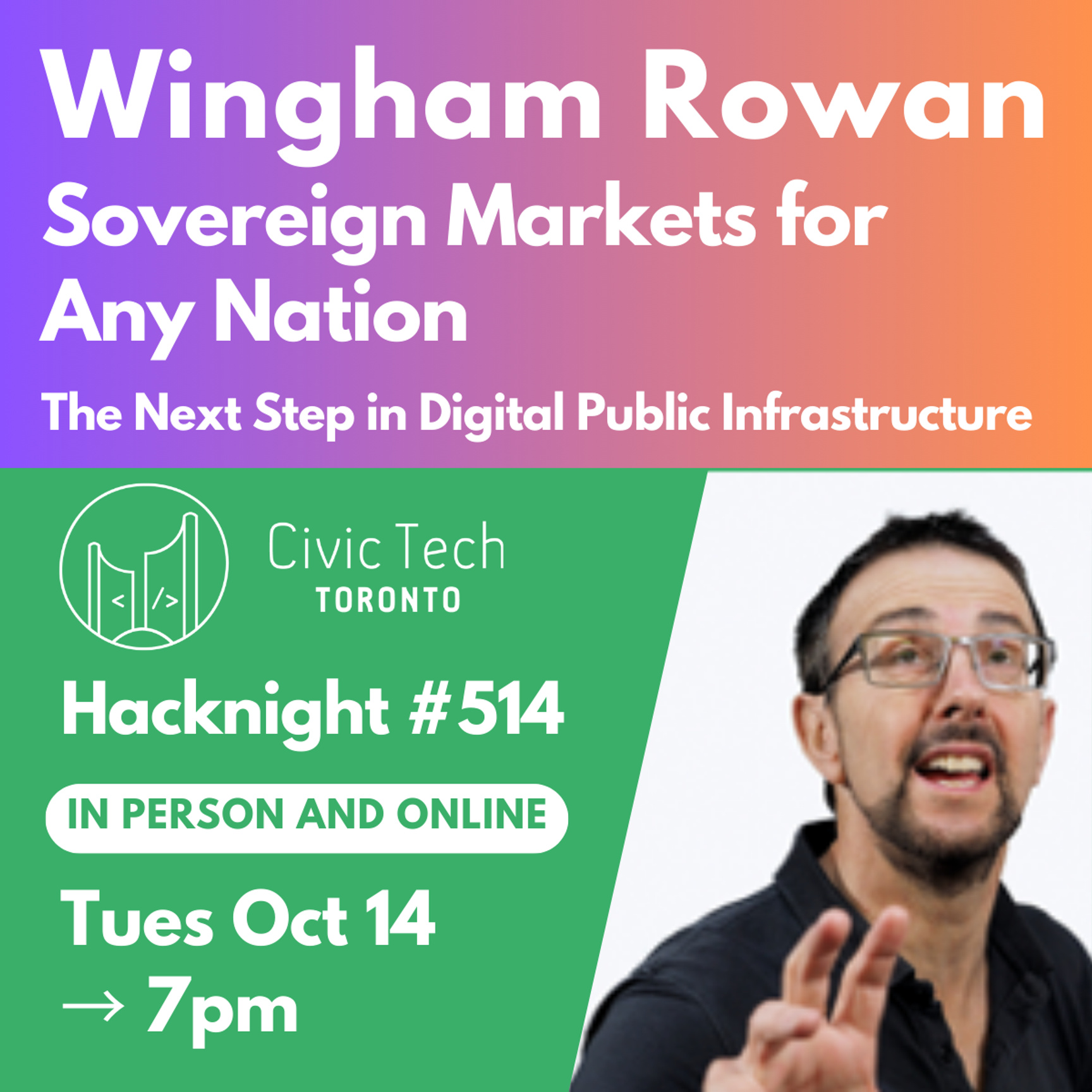 Event Cover Photo for Civic Hacknight #514: Sovereign Markets for Any Nation