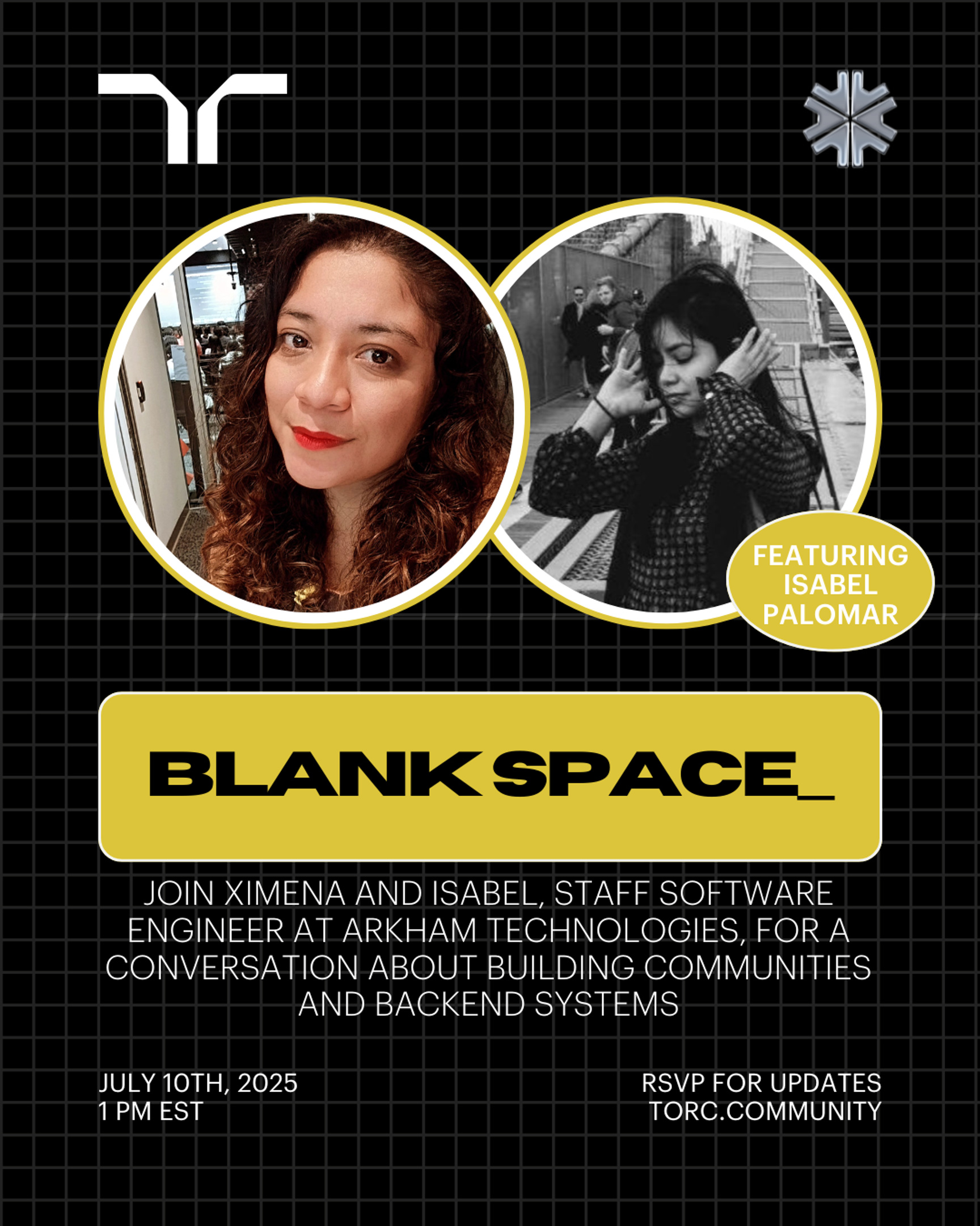 Event Cover Photo for Blank Space feat Isabel Palomar
