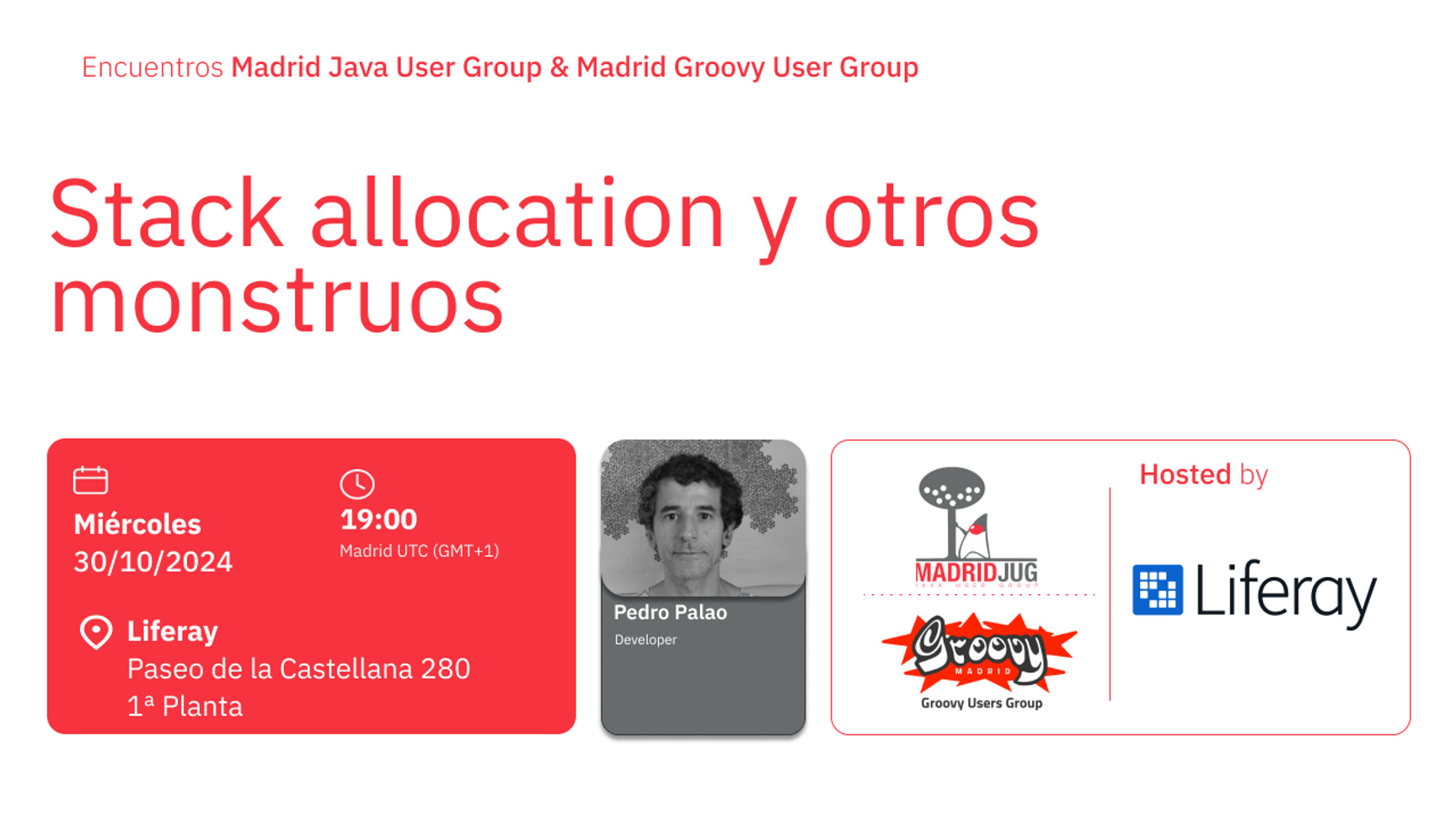 Event Cover Photo for Stack allocation y otros monstruos [Streaming]