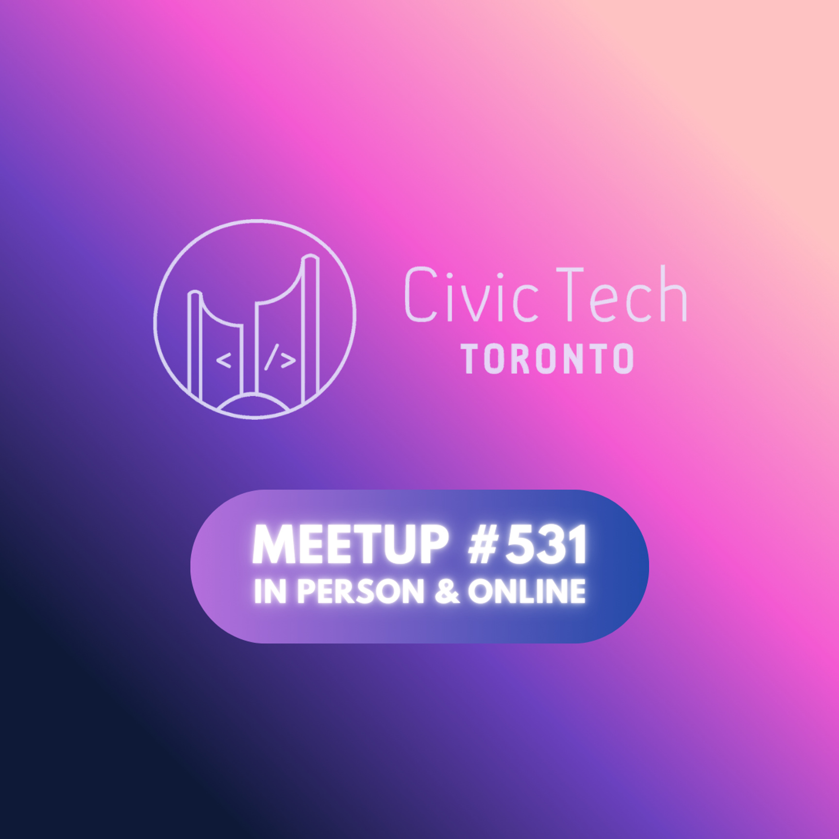Event Cover Photo for Civic Meetup #531: A Happy Accident: Toronto Drop-in Recreation Finder
