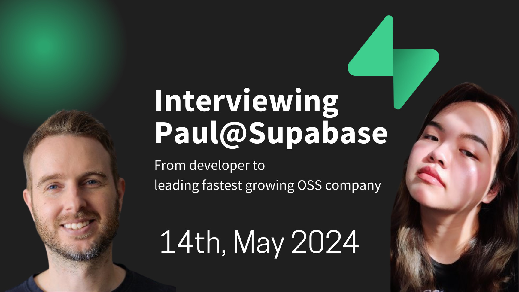 Event Cover Photo for Interviewing Paul Copplestone from Supabase 