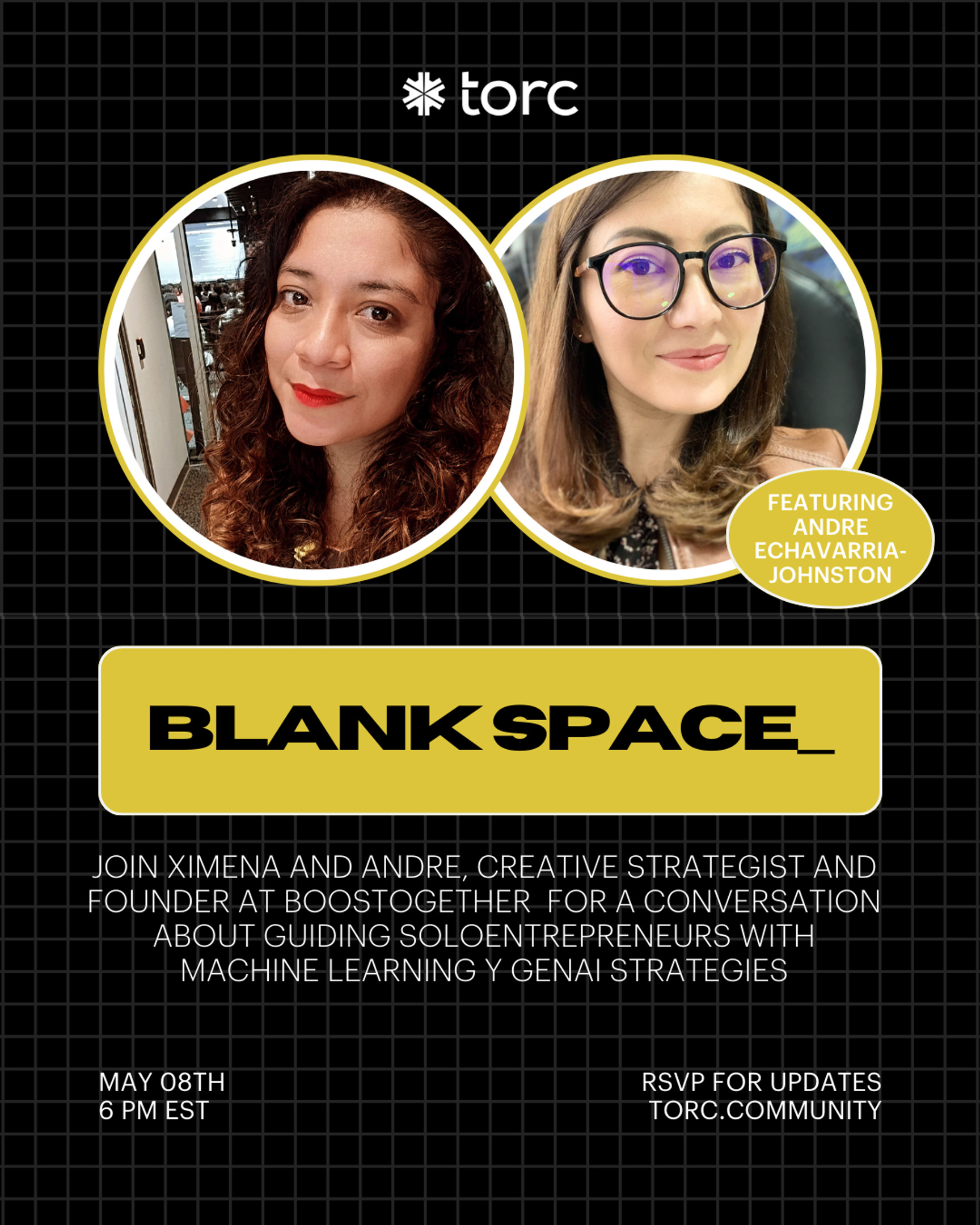 Event Cover Photo for 014 Blank Space_ feat Andre Echavarria-Johnston