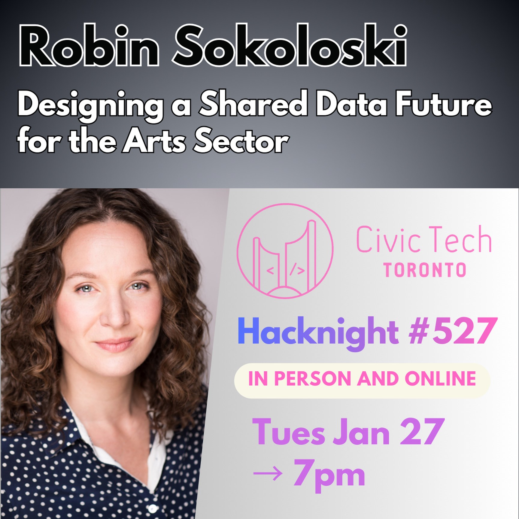 Event Cover Photo for Civic Hacknight #527: Designing a Shared Data Future for the Arts Sector