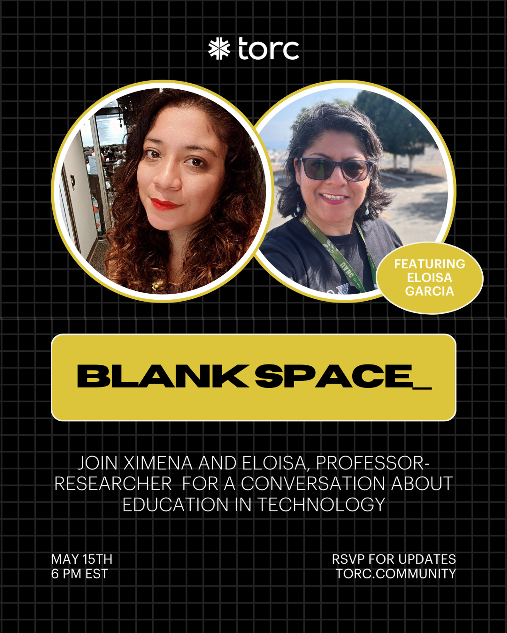 Event Cover Photo for 15 Blank Space_ feat Eloísa del Carmen García Canseco