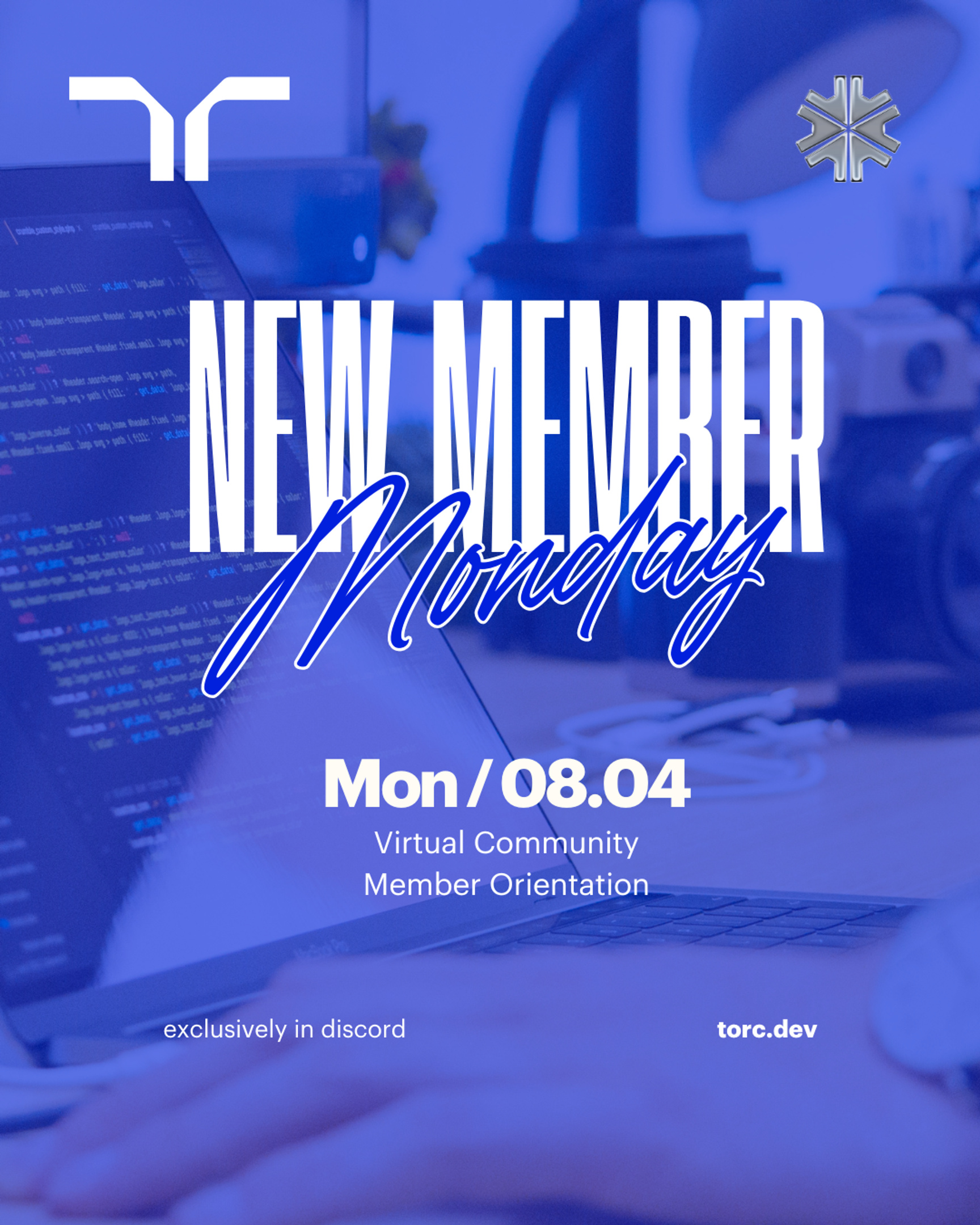 Event Cover Photo for New Member Mondays