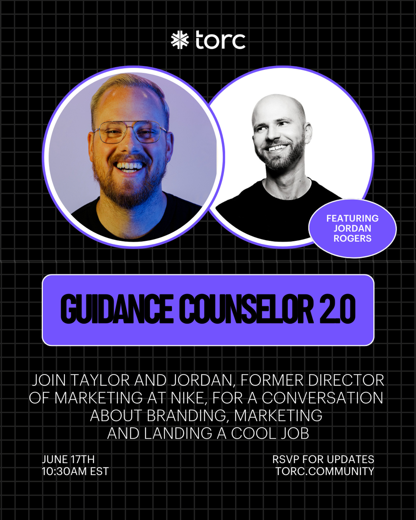 Event Cover Photo for Guidance Counselor 2.0 with Jordan Rogers