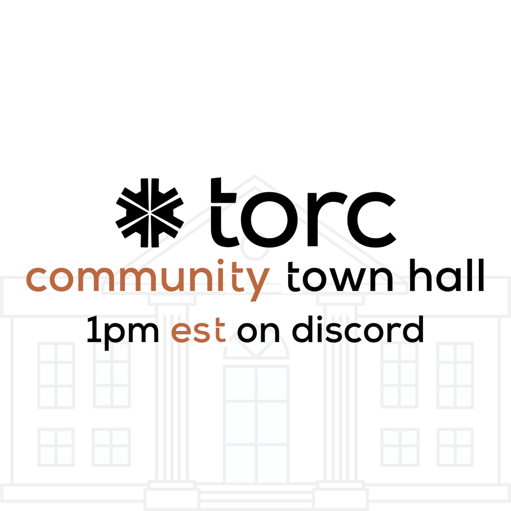 Event Cover Photo for Torc Community Town Hall