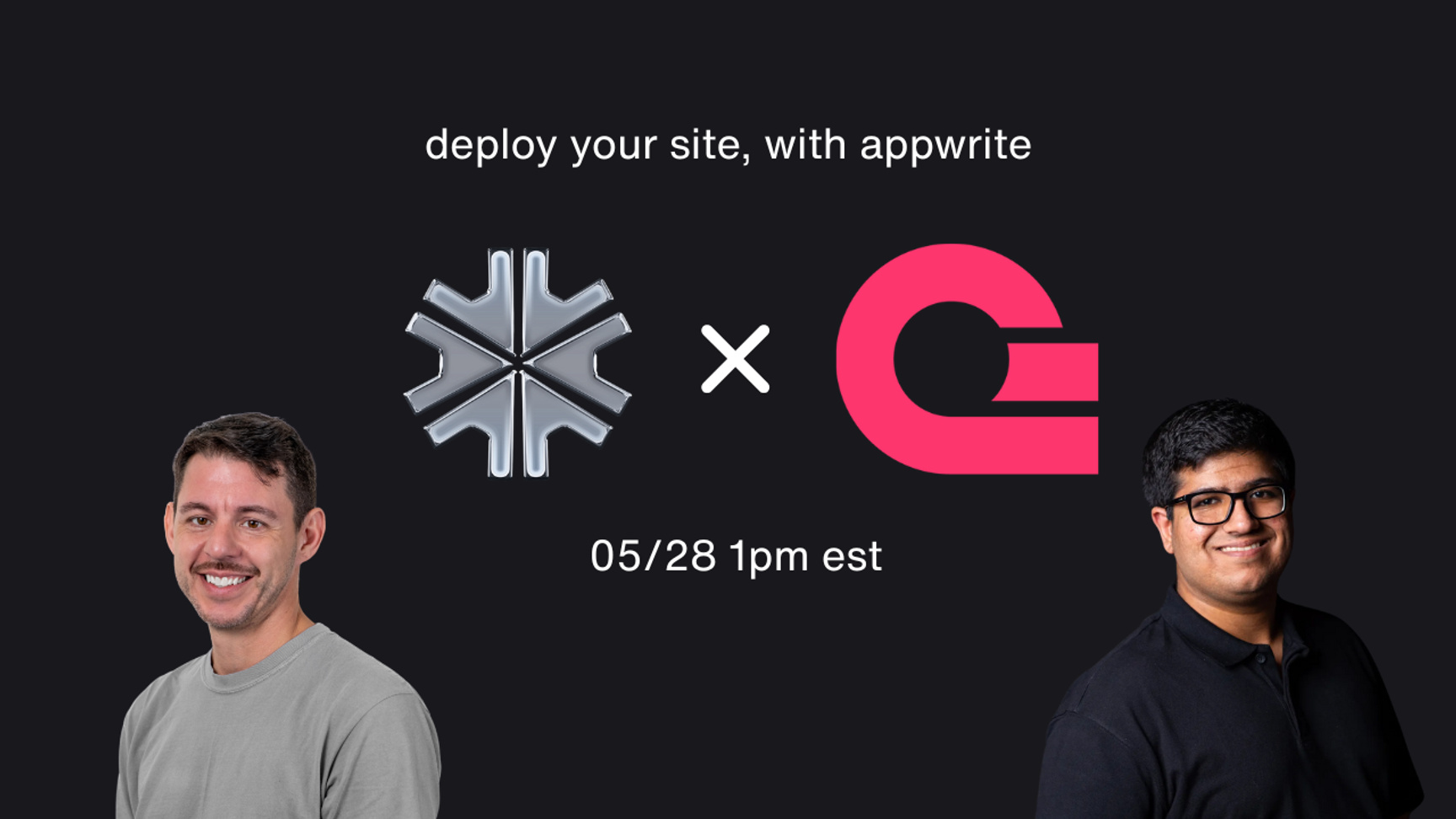 Event Cover Photo for lets deploy an astro site with appwrite!