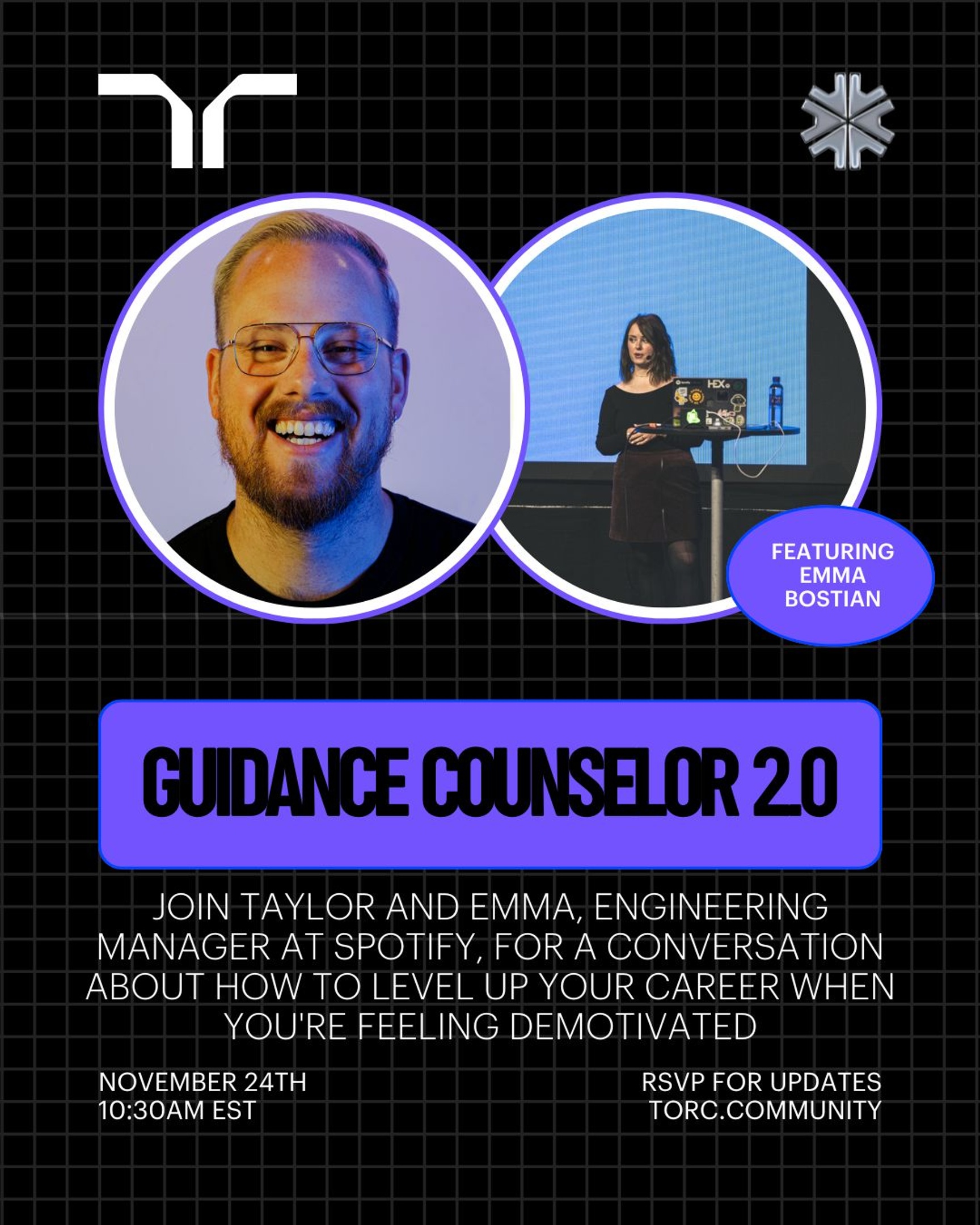 Event Cover Photo for Guidance Counselor 2.0 with Emma Bostian