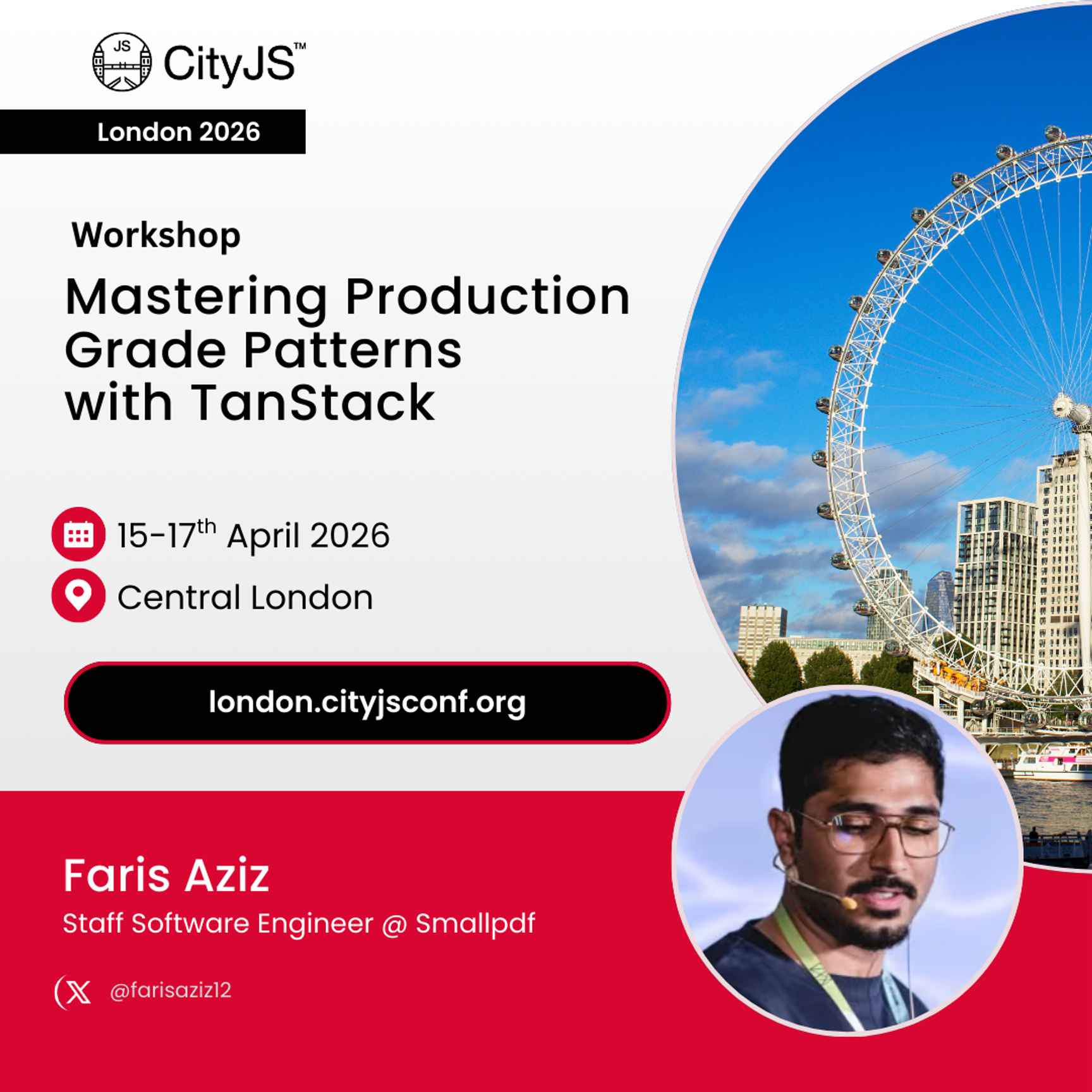 Event Cover Photo for Mastering Production-Grade Patterns with TanStack