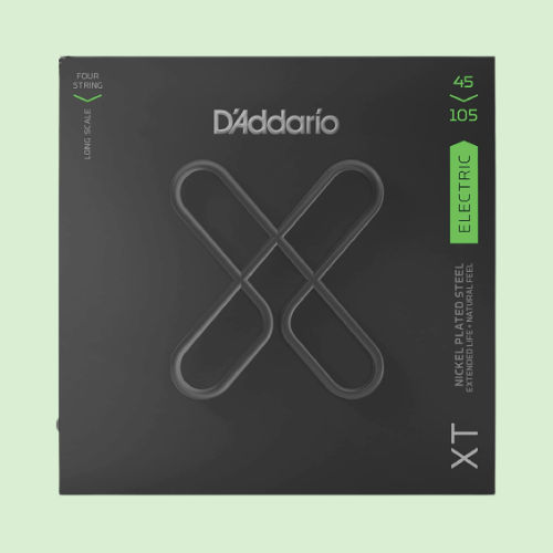 5. Cuerdas de bajo con revestimiento de níquel D'Addario XT