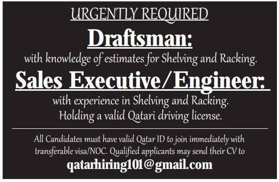 Draftsman & Sales Executive 