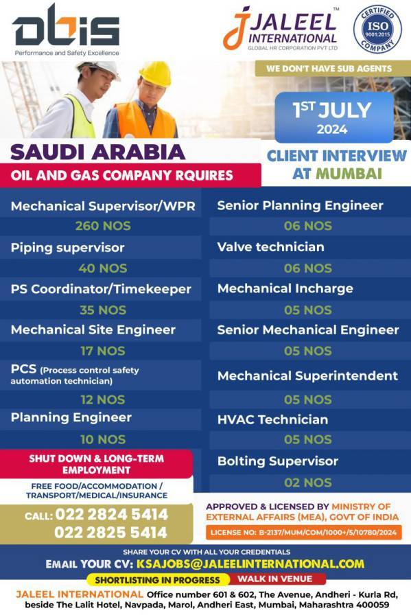 Exciting Job Opportunities in Saudi Arabia