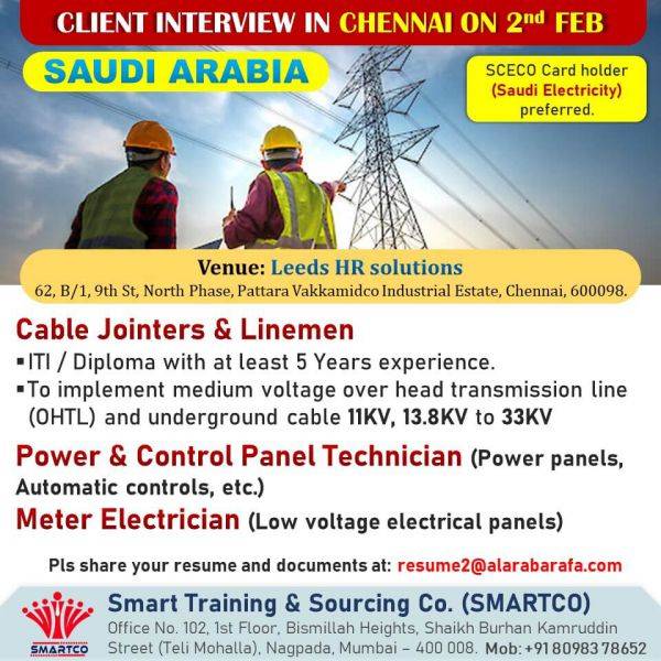 Jobs for Electricity project