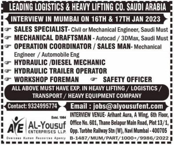 Logistic & Heavy lifting Company