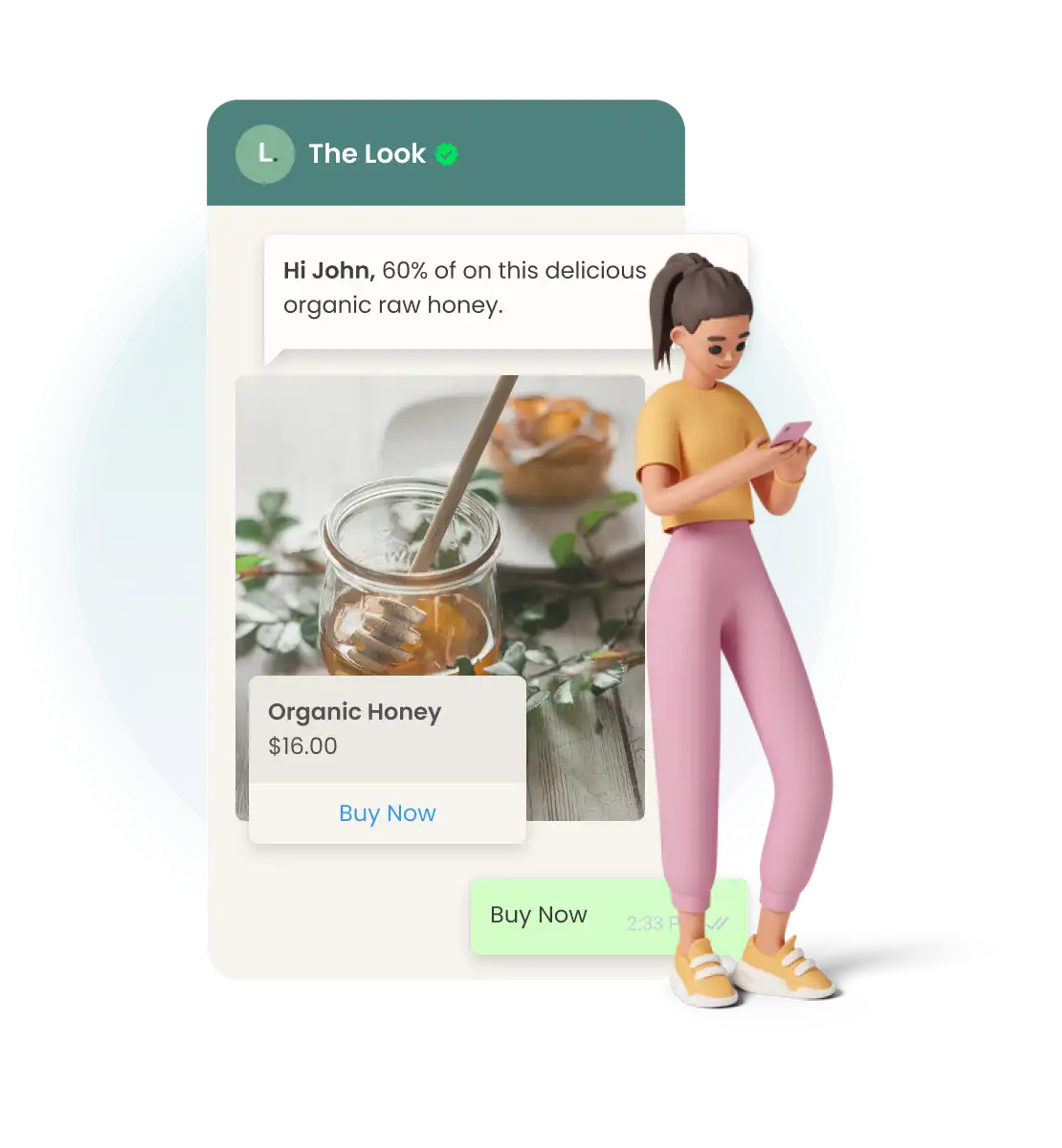 WhatsApp chatbot for commerce