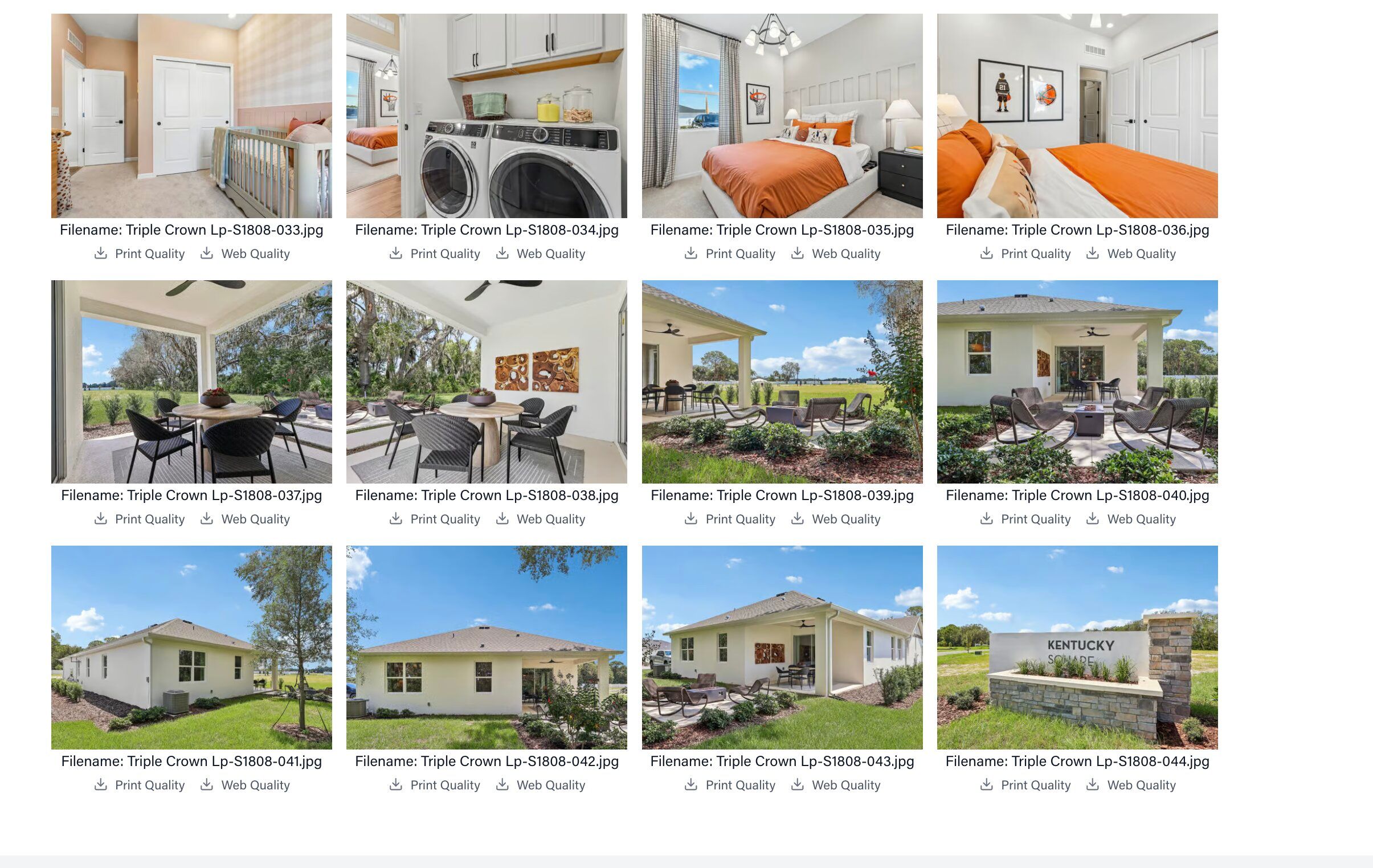 Zillow real estate gallery showing professional photographs across the complete property