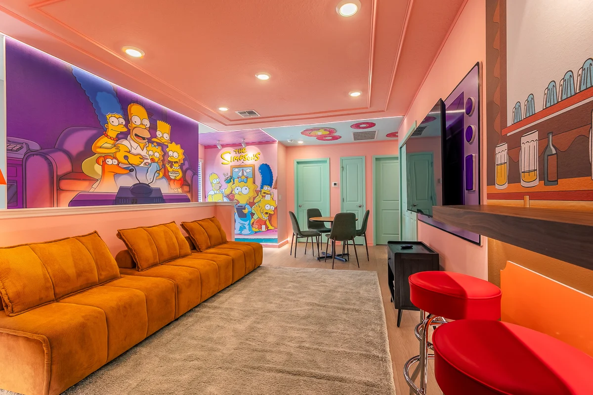 Game room photographed for an Orlando vacation home.