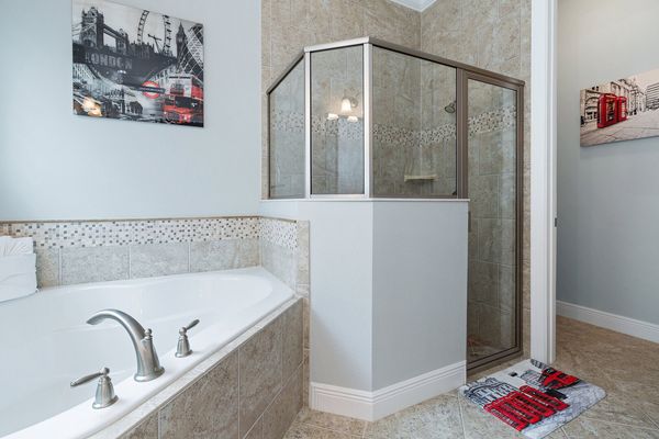 Shower or soak in your private bathroom