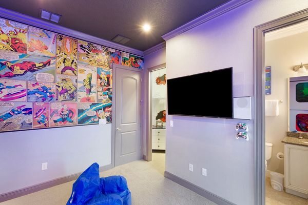 The kids will even have their own 55 inch 4K SMART TV and Xbox One