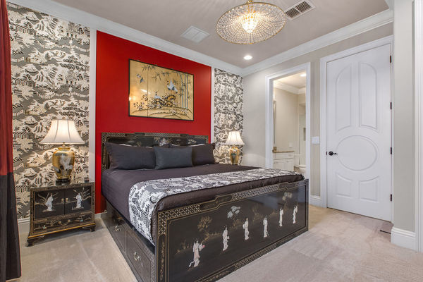 The Beijing Suite located on the second floor is perfectly decorated and has a king bed