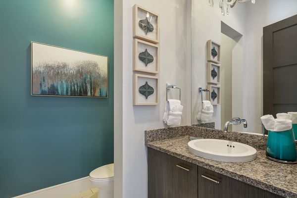 First floor half bathroom