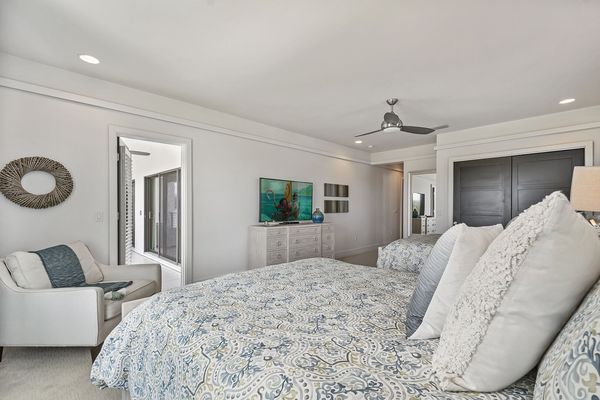 Located on the third floor, this suite has balcony access