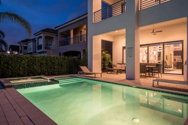 Relax by the pool at any time