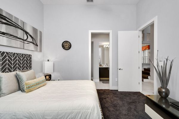 This bedroom offers a good night rest