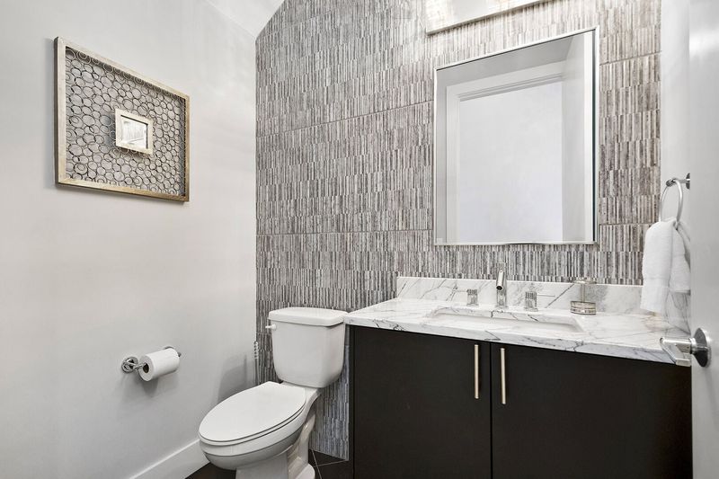 A half bathroom located on the ground floor