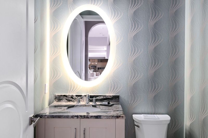Bathroom located on ground floor next to kitchen