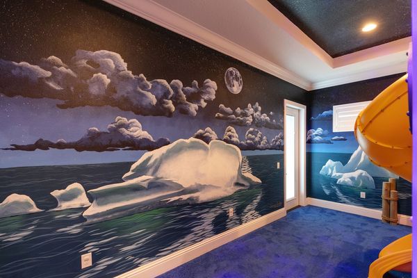 Custom artwork throughout the suite