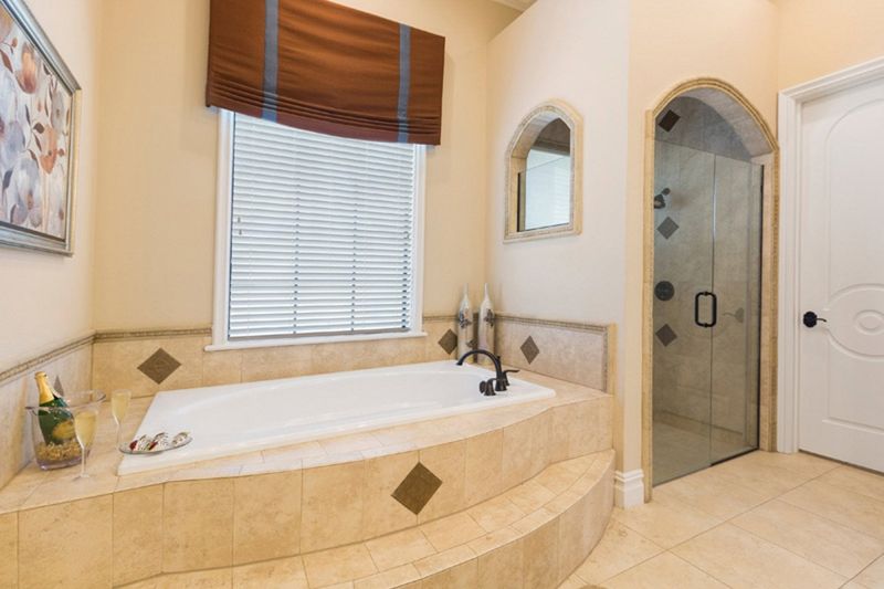 Master suite bathroom 2 features a fantastic garden tub perfect for the ultimate relaxation bath