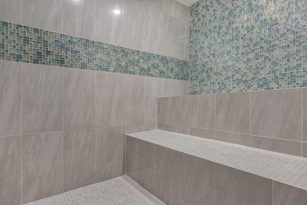 Prefer to steam away the stress of a day, you also have your own steam room